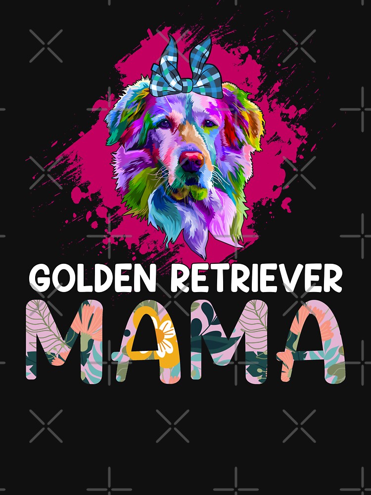 Golden retriever mama by pnkpopcorn T-Shirts, Hoodie, Sweatshirt | BlankRebels.com (Image 3)