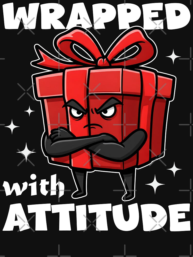 WRAPPED WITH ATTITUDE - BIRTHDAY GIFT by KEF Custom T-Shirts, Hoodie, Sweatshirt | BlankRebels.com (Image 3)