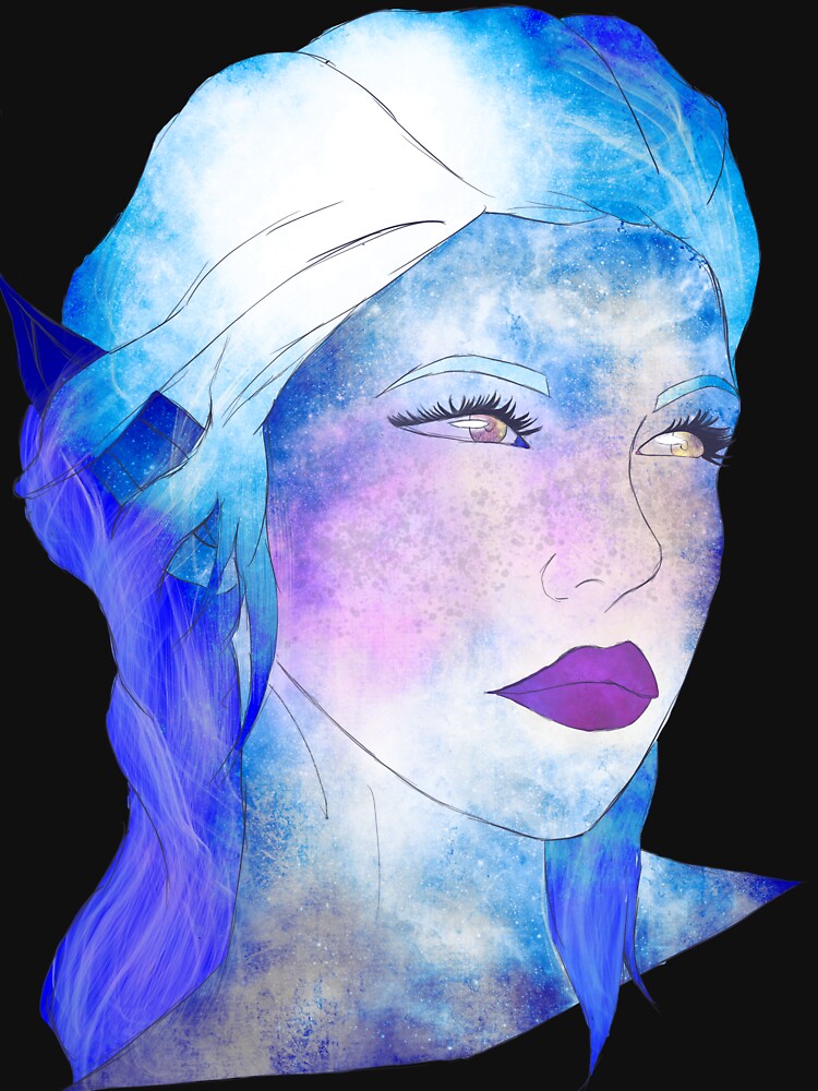 Galaxy Elf Lady by Jademagnolia T-Shirts, Hoodie, Sweatshirt | BlankRebels.com (Image 3)