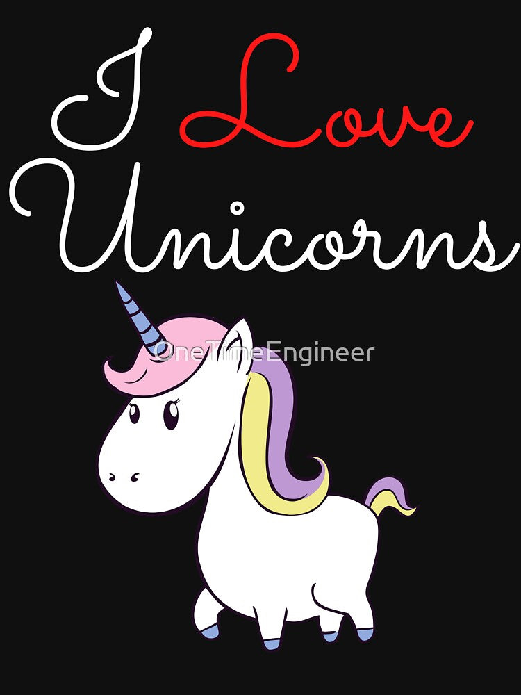 Unicorn colorful cartoon unicorn by OneTimeEngineer T-Shirts, Hoodie, Sweatshirt | BlankRebels.com (Image 3)