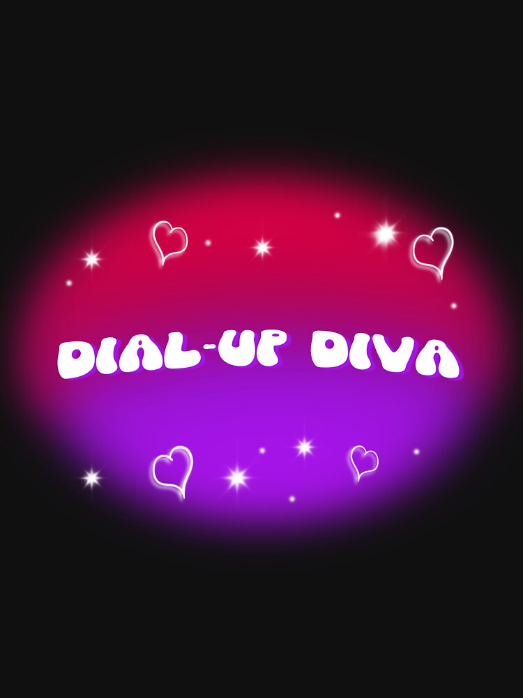 Dial-Up Diva by Eccentriquee T-Shirts, Hoodie, Sweatshirt | BlankRebels.com (Image 3)