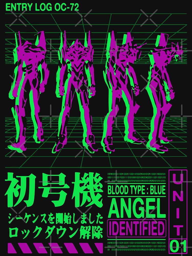 Neon Genesis Evangelion Retro Vintage by Teebuya T-Shirts, Hoodie, Sweatshirt | BlankRebels.com (Image 3)