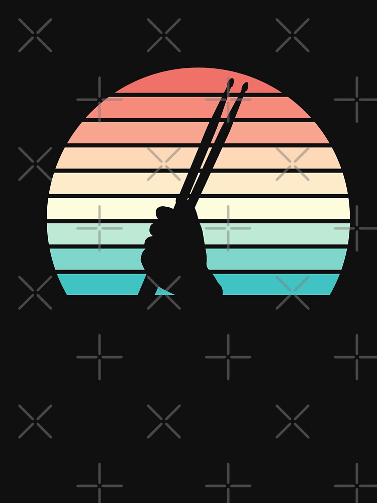 Vintage Drummer Drum Sticks by Anton Ashraf T-Shirts, Hoodie, Sweatshirt | BlankRebels.com (Image 3)