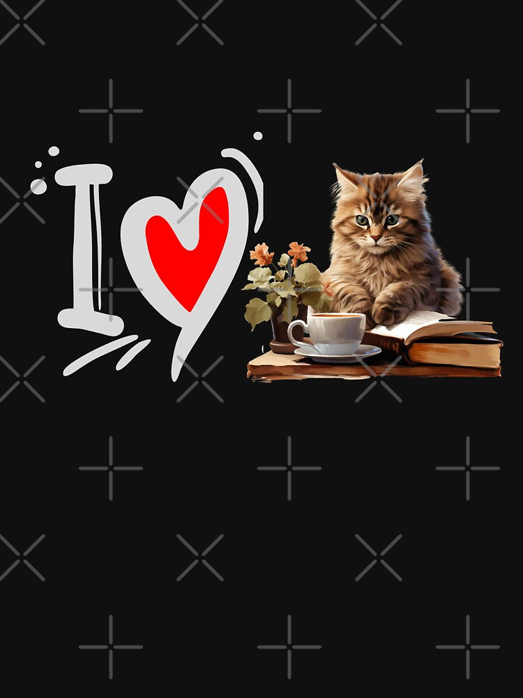 I love cat and books and tea by Mateusz Majcherek T-Shirts, Hoodie, Sweatshirt | BlankRebels.com (Image 3)