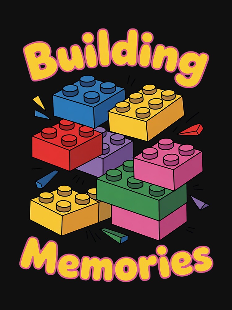 Building Memories Building Bricks Blocks Family Matching by ConceptThena T-Shirts, Hoodie, Sweatshirt (Image 3)