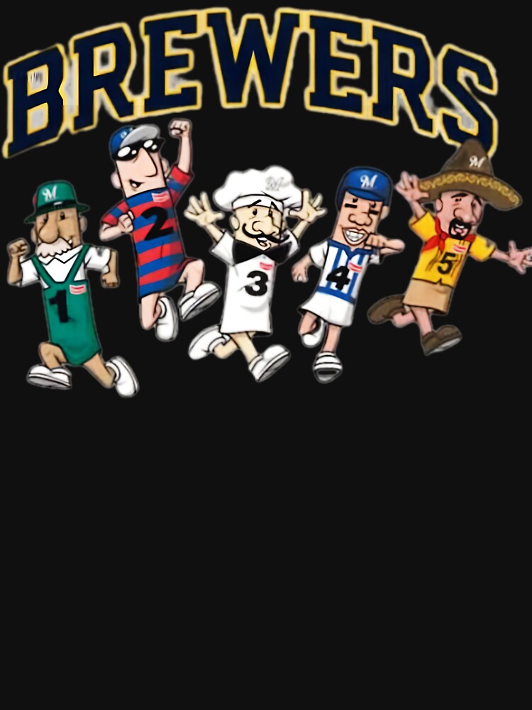 Brewers Sausage Mascot Race Cartoon Sports Parody T-Shirts, Hoodie, Sweatshirt