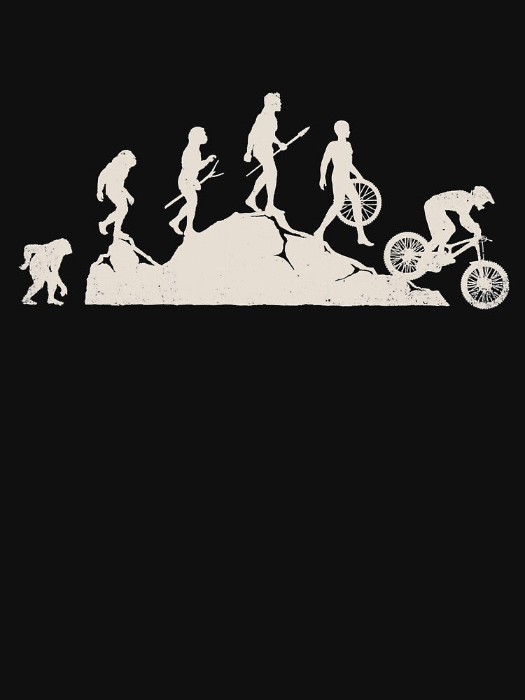 Mountain Biking Evolution Funny Bike by spherevilla T-Shirts, Hoodie, Sweatshirt | BlankRebels.com (Image 3)