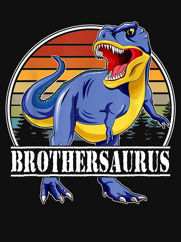 Brothersaurus Dinosaur Family by robinxam T-Shirts, Hoodie, Sweatshirt | BlankRebels.com (Image 3)