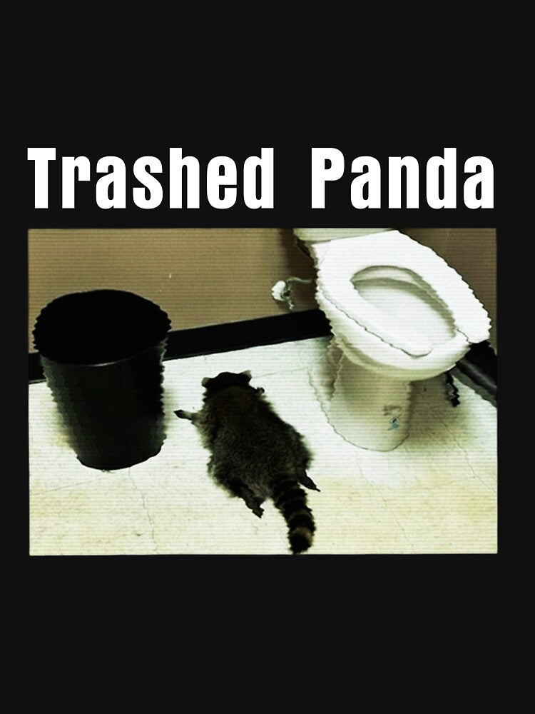 Trashed Panda Funny Drunk Raccoon Animal Humor by Evelynzurick T-Shirts, Hoodie, Sweatshirt | BlankRebels.com (Image 3)