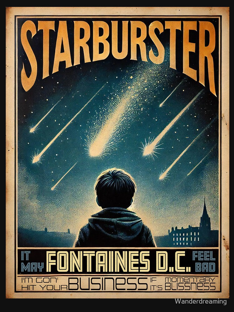 Starburster: Fontaines D.C. by Wanderdreaming T-Shirts, Hoodie, Sweatshirt | BlankRebels.com (Image 3)