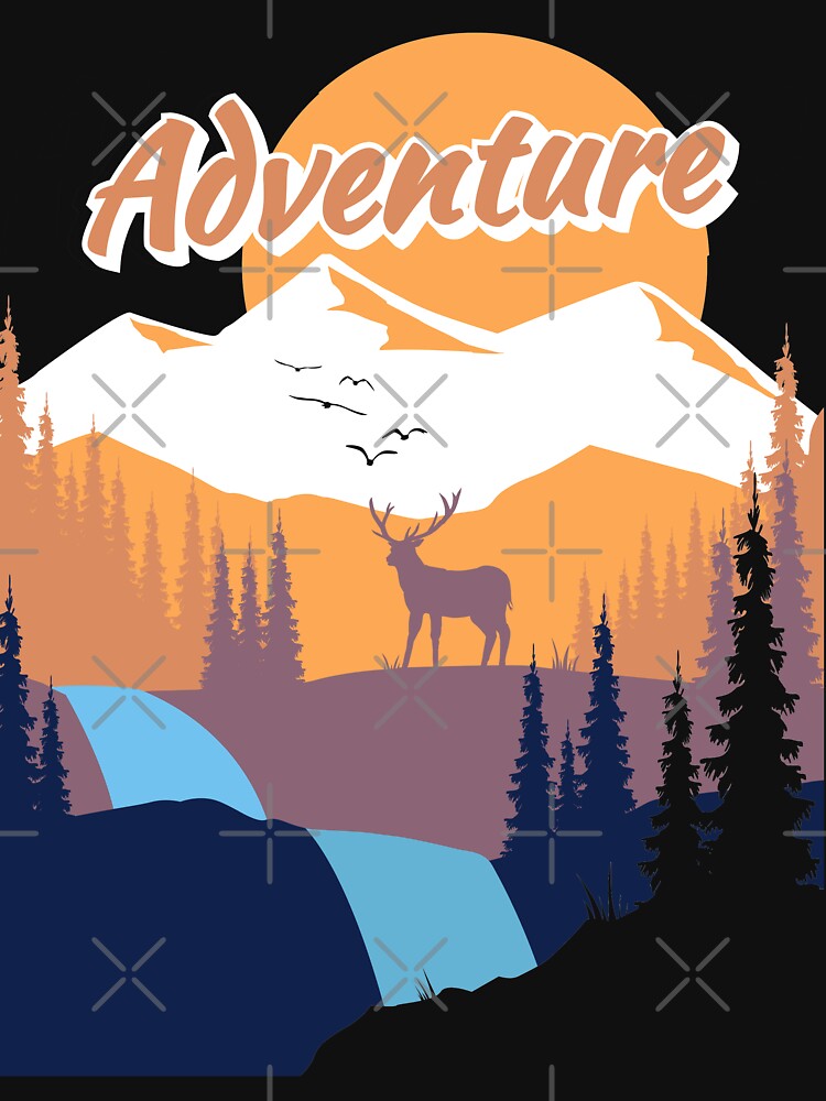 Aesthetic deer adventure by urban-color T-Shirts, Hoodie, Sweatshirt | BlankRebels.com (Image 3)