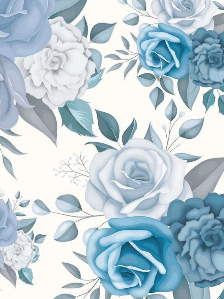blue flower by zaher97 T-Shirts, Hoodie, Sweatshirt | BlankRebels.com (Image 3)