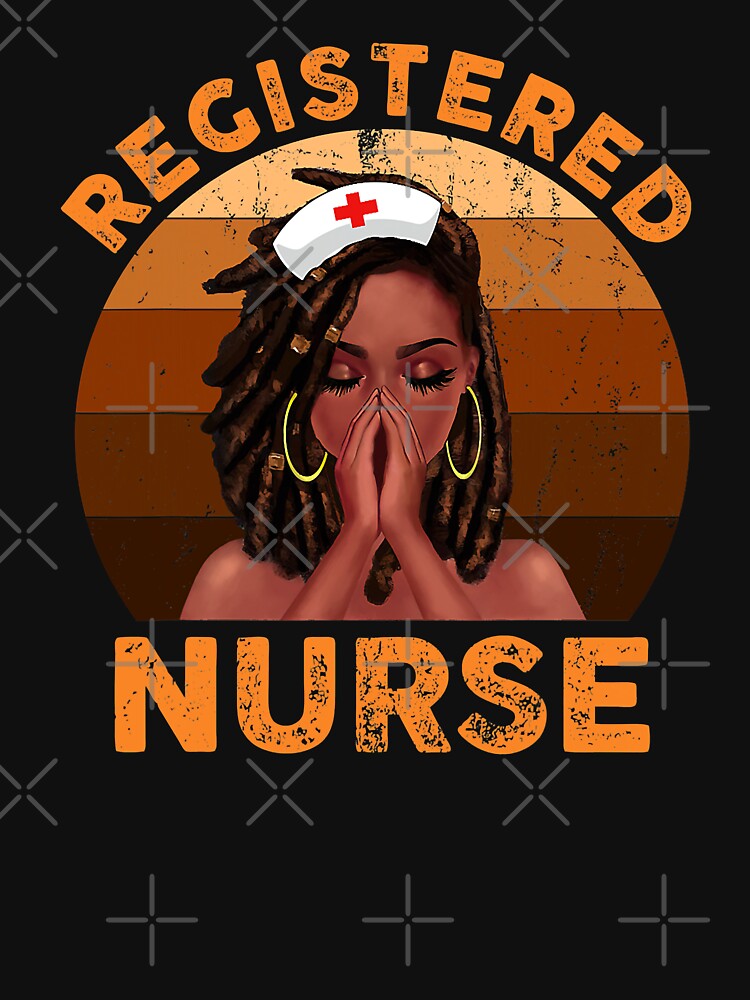 Retro Registered Nurse Black Girl Magic Black History Month by GardNewerd T-Shirts, Hoodie, Sweatshirt (Image 3)