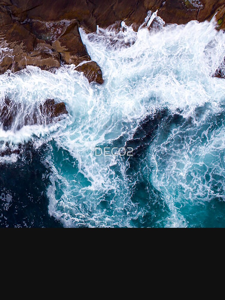 Rugged, Dramatic Ocean Coastline With Wild Waves by DEC02 T-Shirts, Hoodie, Sweatshirt | BlankRebels.com (Image 3)