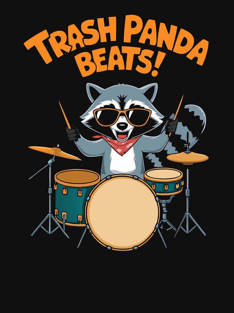 Trash panda beats by gittuska11 T-Shirts, Hoodie, Sweatshirt | BlankRebels.com (Image 3)