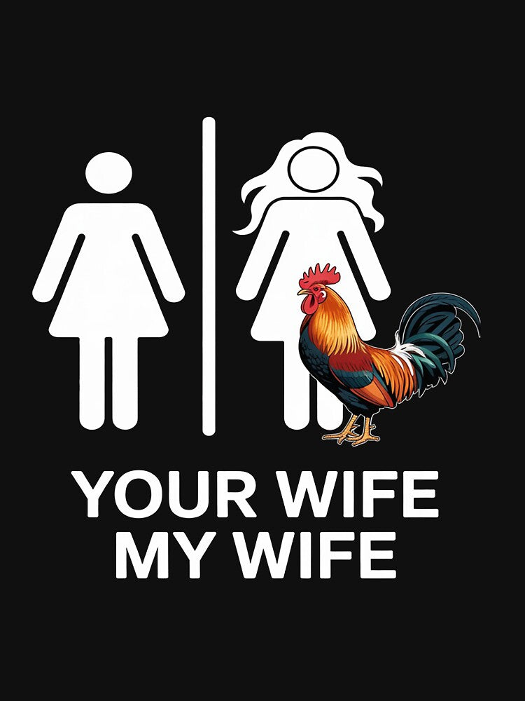 Chicken Dad - Funny Father's Day Rooster My Wife Farmers by tkhrbika T-Shirts, Hoodie, Sweatshirt | BlankRebels.com (Image 3)
