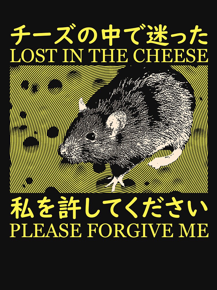 Lost in the Cheese Rat by VintageMedatsu T-Shirts, Hoodie, Sweatshirt | BlankRebels.com (Image 3)