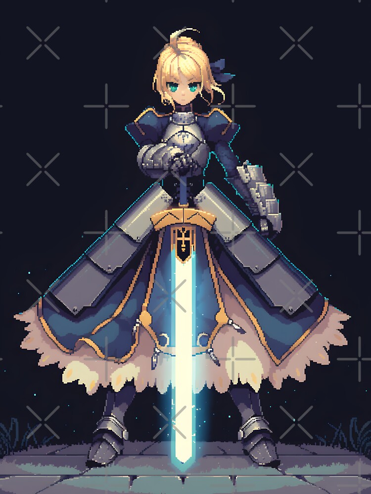 Saber Pixel Art by SchellStation