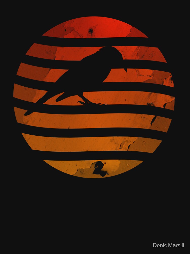Bird Grunge Sunset by Denis Marsili T-Shirts, Hoodie, Sweatshirt | BlankRebels.com (Image 3)