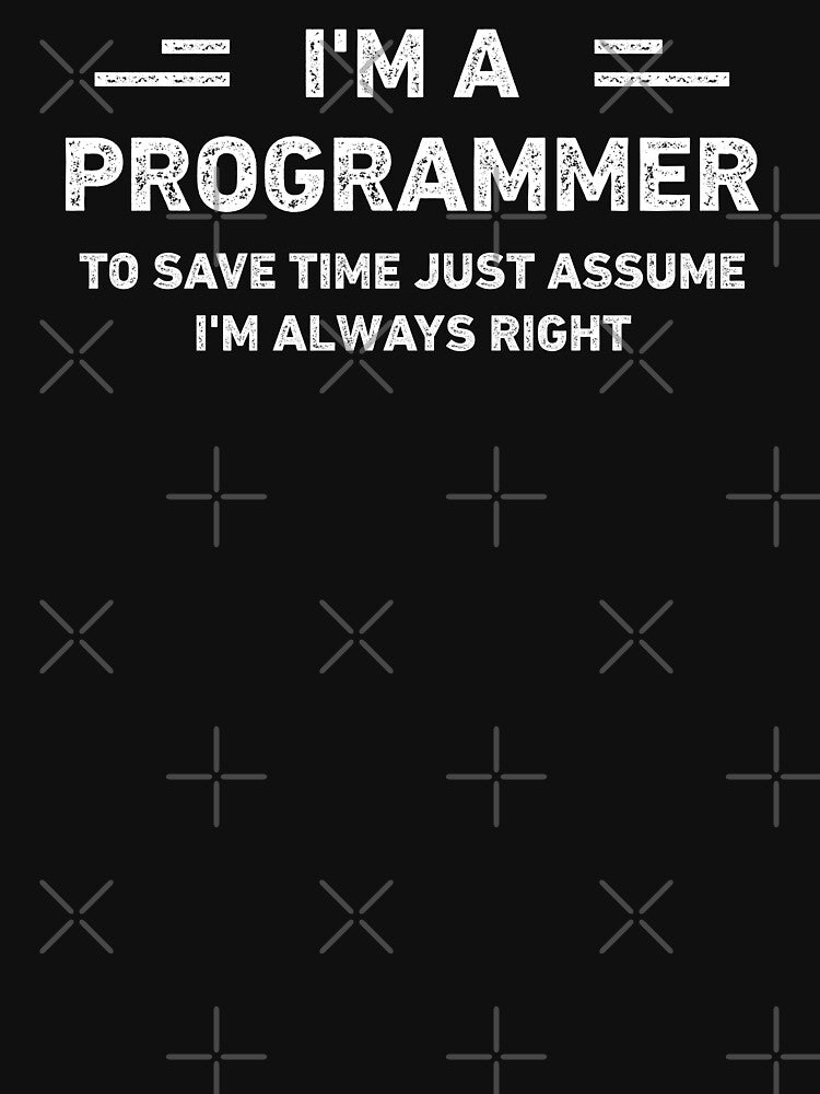 I Am a Programmer Vintage Funny Programmer by RareBunny T-Shirts, Hoodie, Sweatshirt | BlankRebels.com (Image 3)