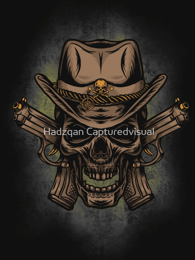 Mafia skull by Hadzqan Capturedvisual T-Shirts, Hoodie, Sweatshirt | BlankRebels.com (Image 3)