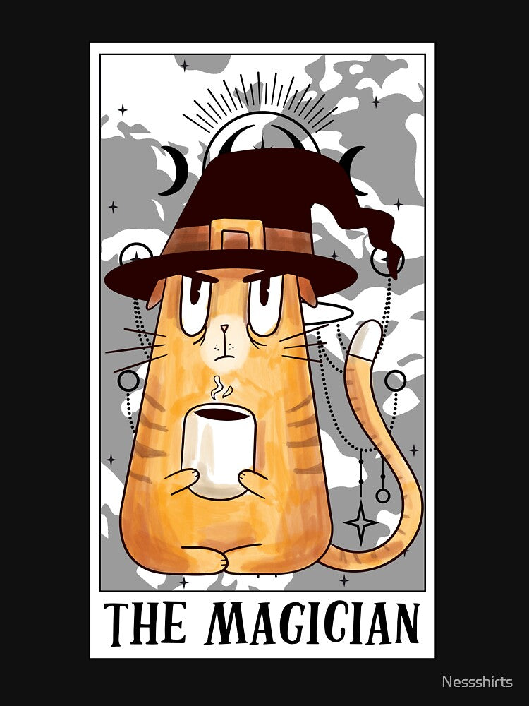 The Magician Tarot Card Funny Cat Tarot Card Tarot Cards Fan by Nessshirts T-Shirts, Hoodie, Sweatshirt (Image 3)