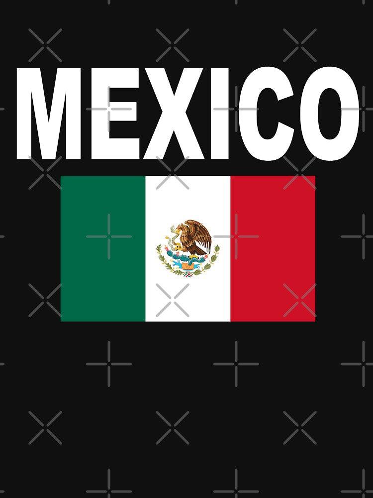 Mexico Flag Shirt Cool Mexican Flags Soccer Jersey Gift Tee by BCNDesign