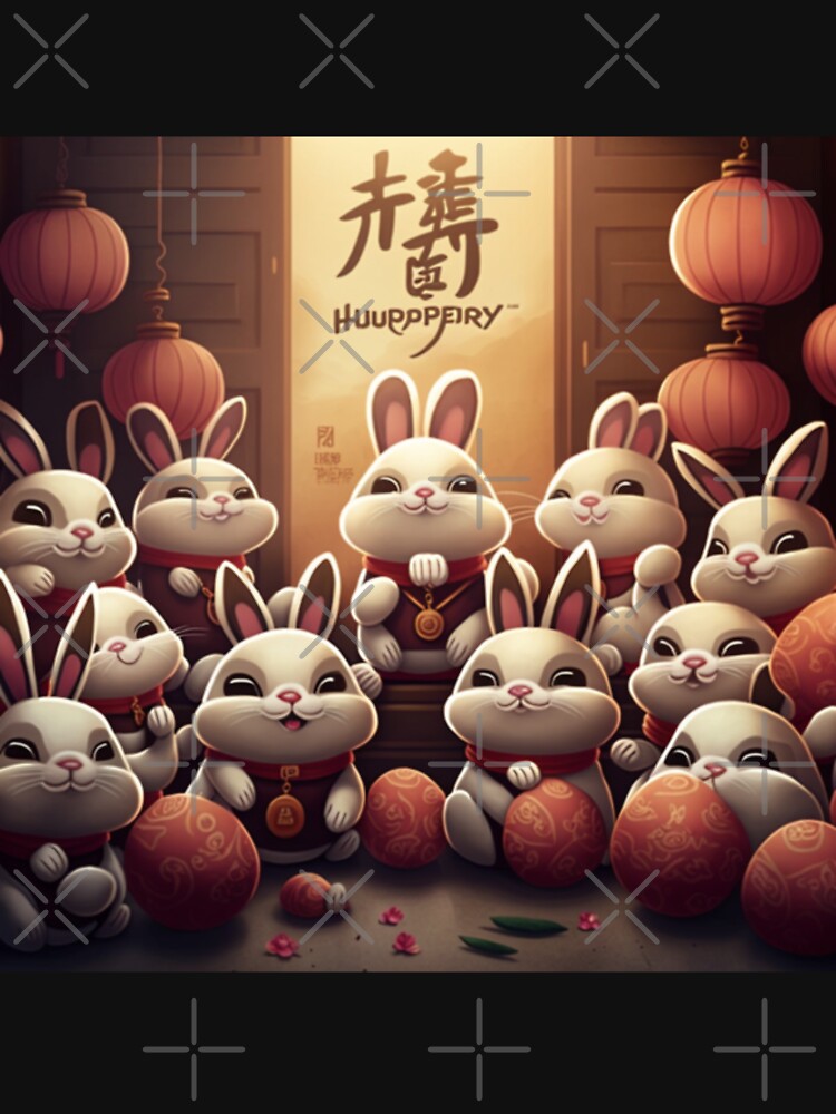 T-shirts with rabbit designs to celebrate the Chinese New Year by BeerBot Hoodie, Sweatshirt | BlankRebels.com (Image 3)