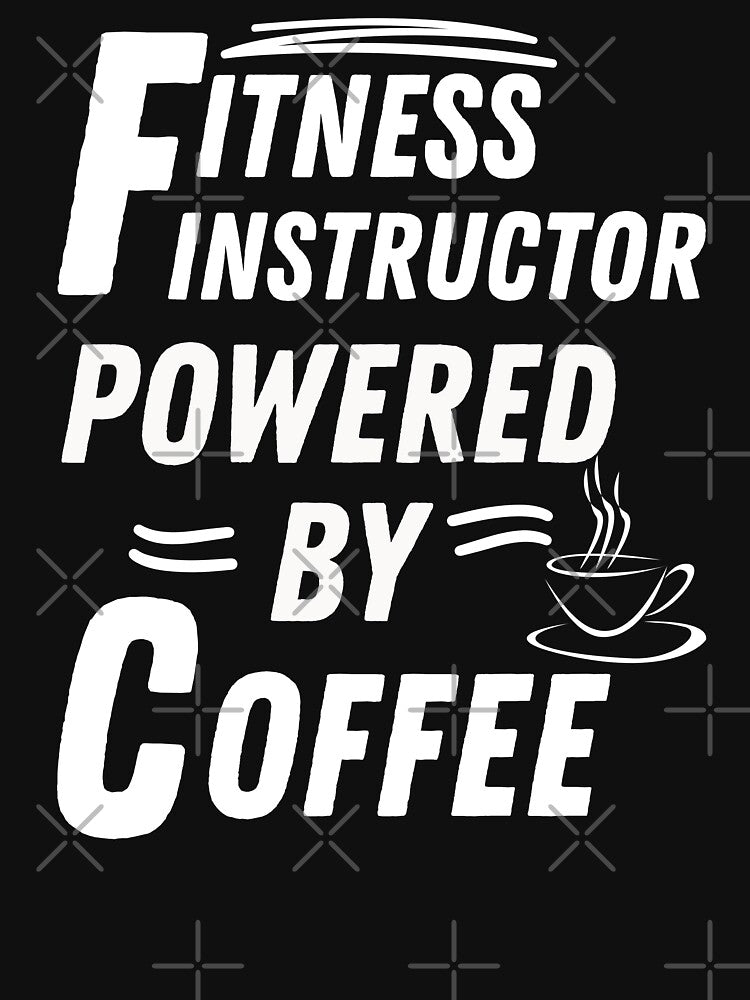 Fitness Instructor powered by coffee by annoying-shirts Hoodie, Sweatshirt | BlankRebels.com (Image 3)