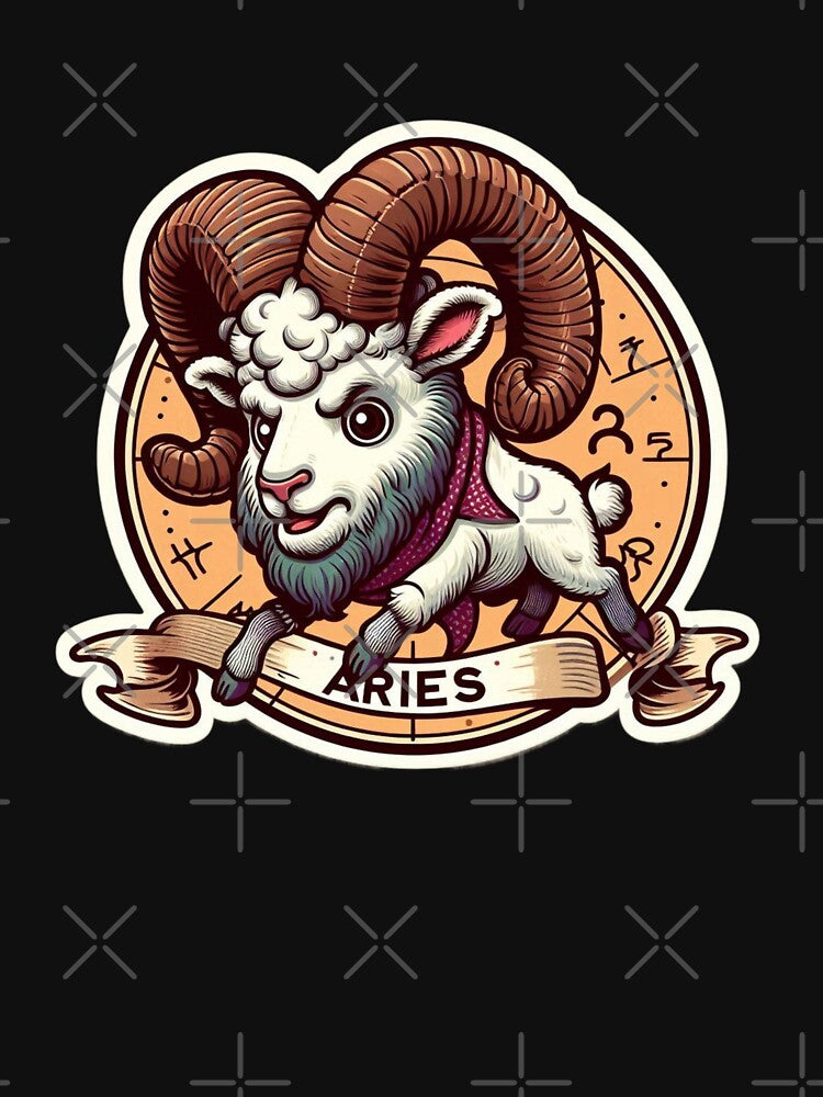 Aries Vintage – Retro Zodiac Art by EuropeanPrints T-Shirts, Hoodie, Sweatshirt | BlankRebels.com (Image 3)