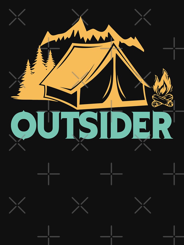 Camping Outsider tent by cartyourchoice T-Shirts, Hoodie, Sweatshirt | BlankRebels.com (Image 3)