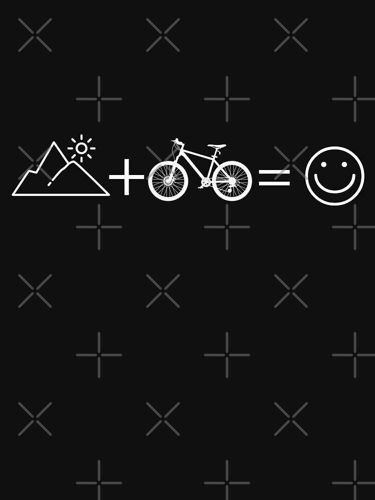 Mountain Biking Happy Face Symbols by kudostees T-Shirts, Hoodie, Sweatshirt | BlankRebels.com (Image 3)