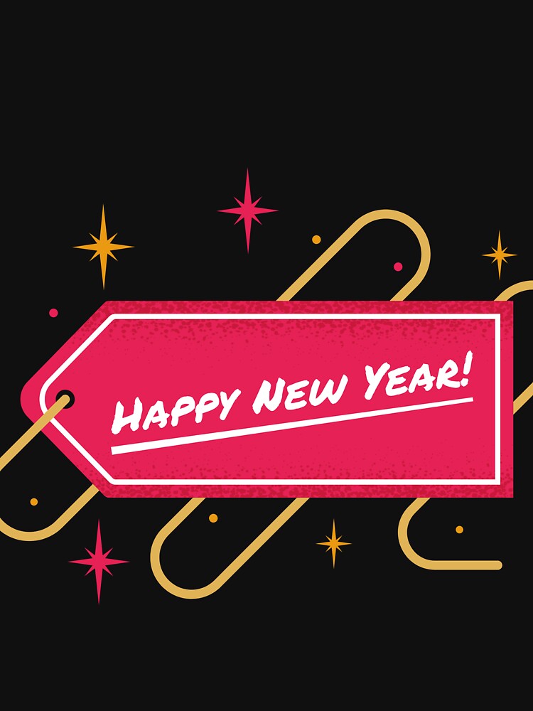 HAPPY NEW YEAR QUOTE IN A RED COLOR  TAG by CreatorWorld29 T-Shirts, Hoodie, Sweatshirt | BlankRebels.com (Image 3)