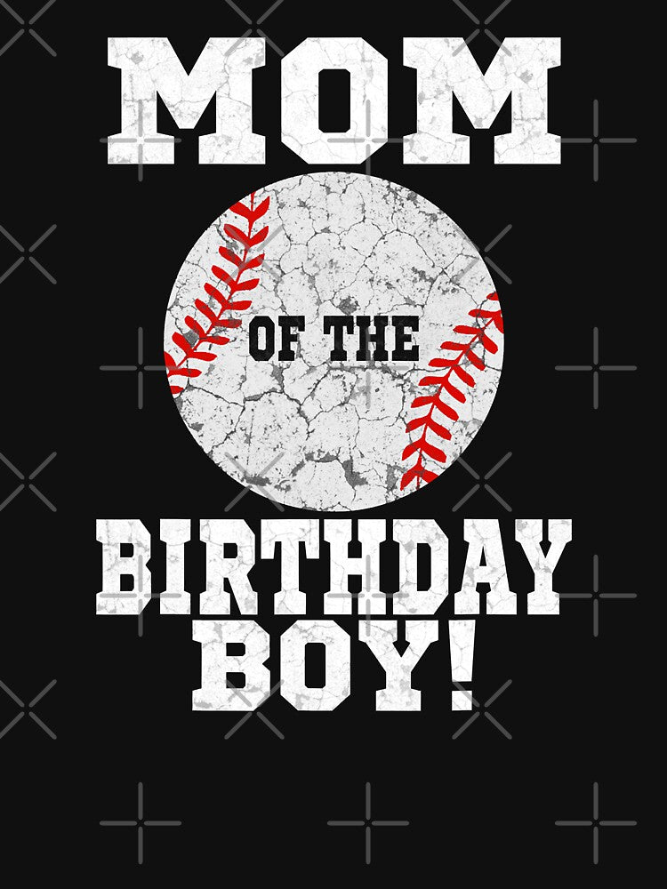 Mom Of The Birthday Boy Baseball Lover Vintage Retro by MichelSorour T-Shirts, Hoodie, Sweatshirt | BlankRebels.com (Image 3)