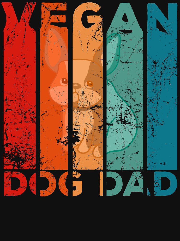 VINTAGE VEGAN DOG DAD by noahs-shop T-Shirts, Hoodie, Sweatshirt | BlankRebels.com (Image 3)