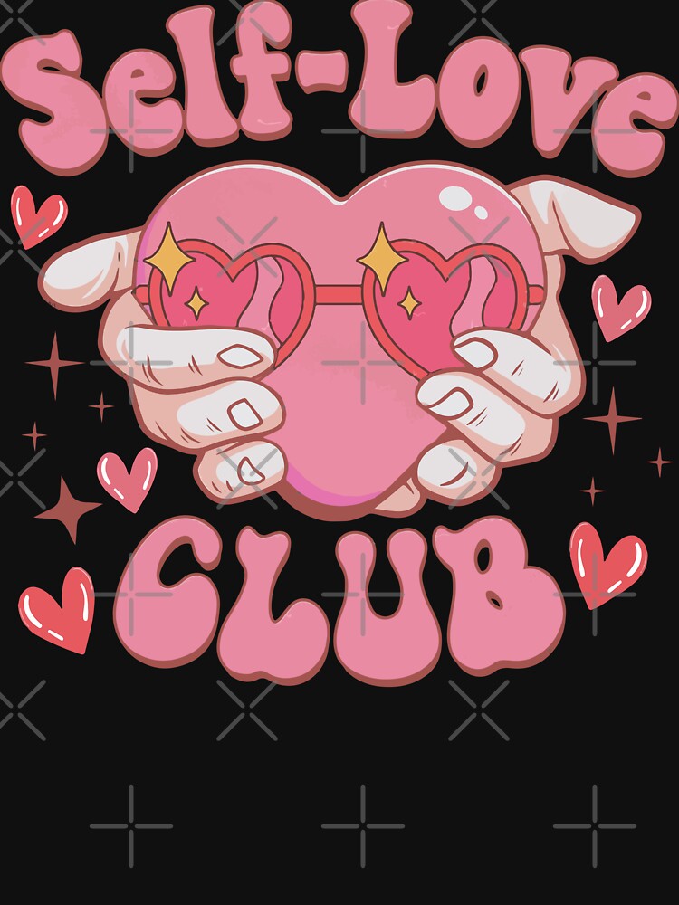 Self Love Club - Funny Retro Groovy by printify T-Shirts, Hoodie, Sweatshirt | BlankRebels.com (Image 3)