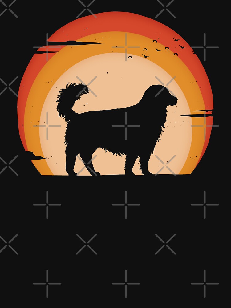 Vintage Golden Retriever Sunset by SHIRTOVERLORD T-Shirts, Hoodie, Sweatshirt | BlankRebels.com (Image 3)