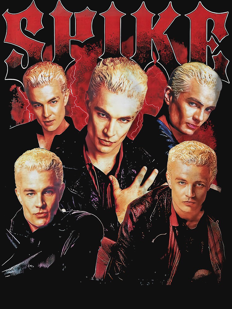 Vintage Buffy Vampire Spike by evenliuphotoart T-Shirts, Hoodie, Sweatshirt | BlankRebels.com (Image 3)