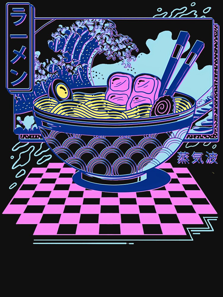Vaporwave-Ramen by jihxcq8xry T-Shirts, Hoodie, Sweatshirt | BlankRebels.com (Image 3)