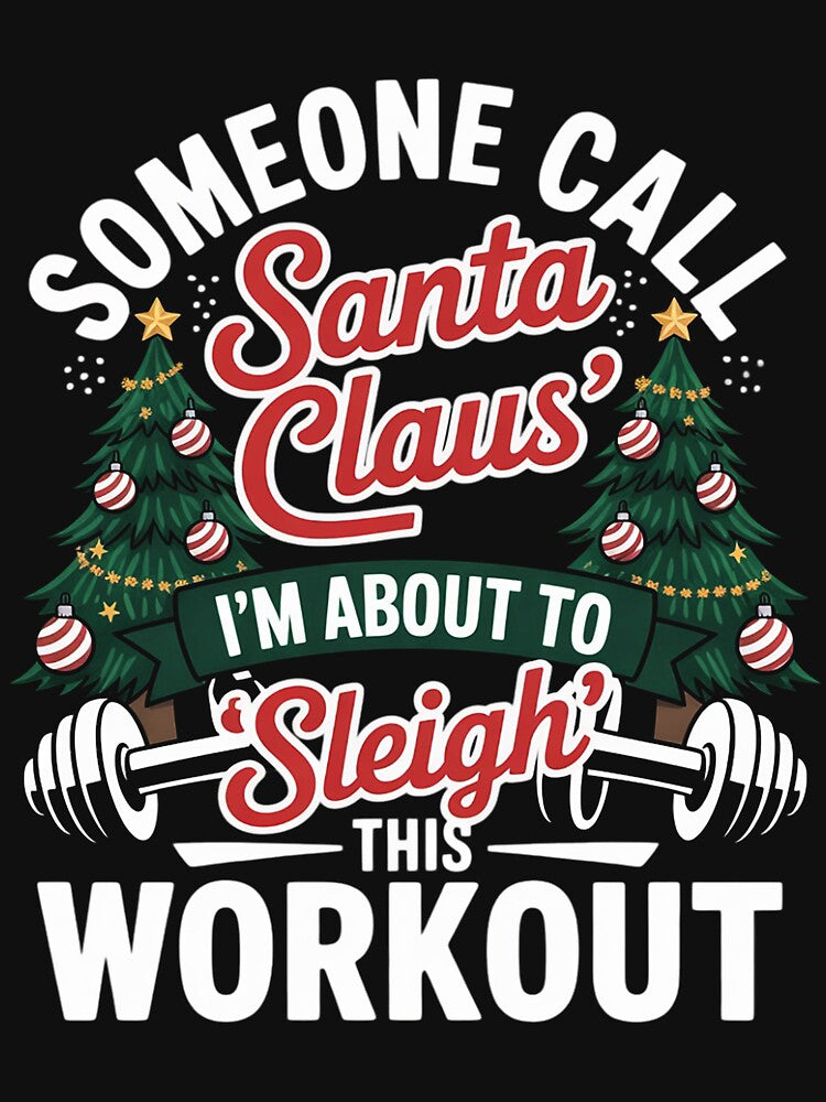 I'm About To Sleigh This Workout Christmas Gym Barbell by andreaswest T-Shirts, Hoodie, Sweatshirt (Image 3)