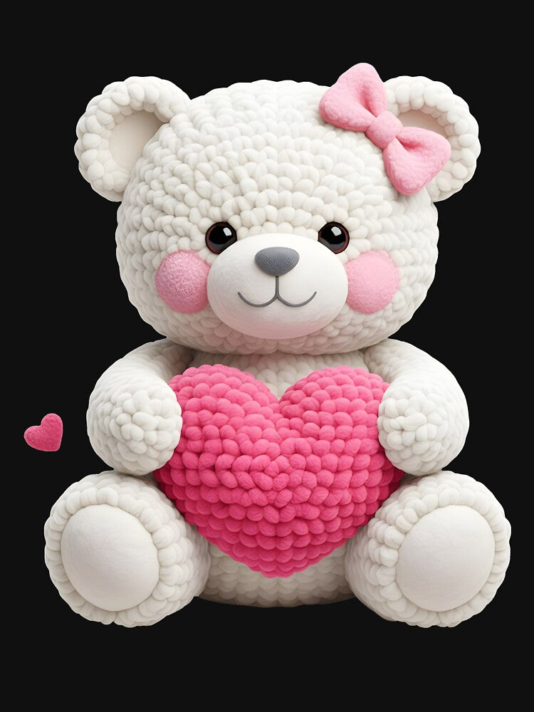 Valentine Bear Crochet Love Valentine by KroghDs T-Shirts, Hoodie, Sweatshirt | BlankRebels.com (Image 3)