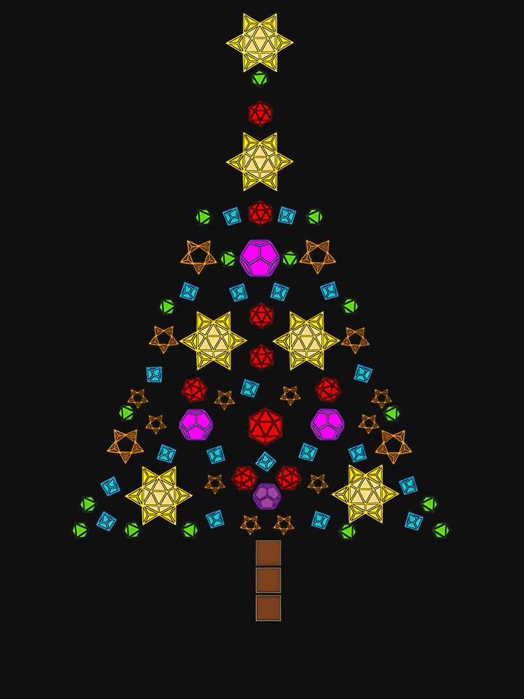 Holiday Dice Christmas Tree by cantoyanikr T-Shirts, Hoodie, Sweatshirt | BlankRebels.com (Image 3)