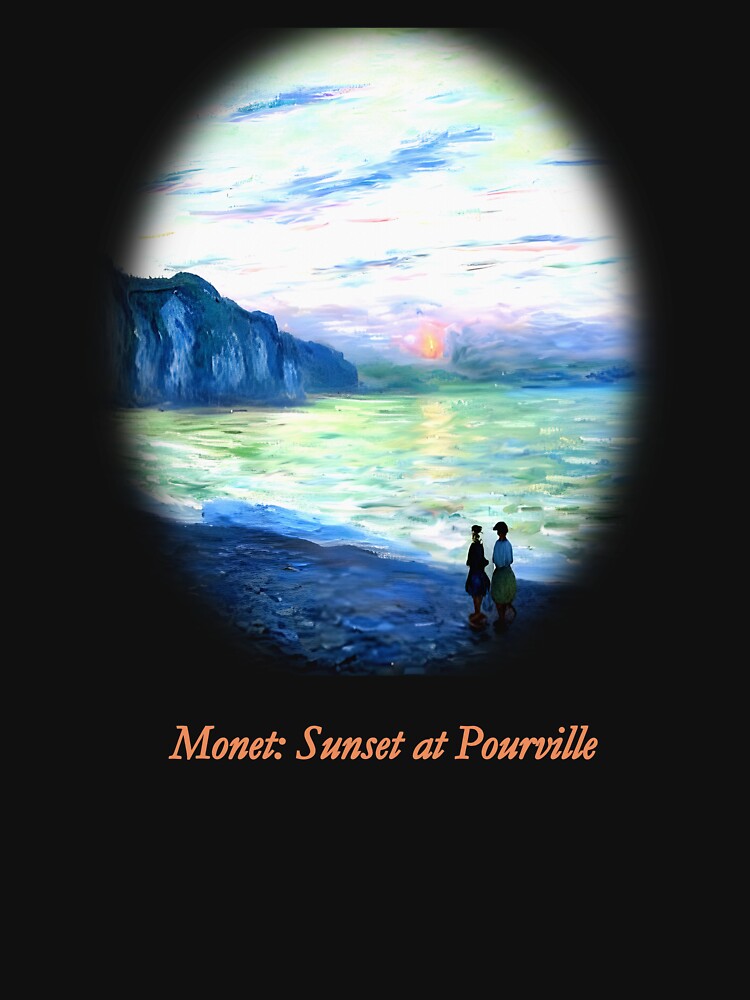 Sunset at Pourville - A Coastal Evening by artdesignsnow T-Shirts, Hoodie, Sweatshirt | BlankRebels.com (Image 3)