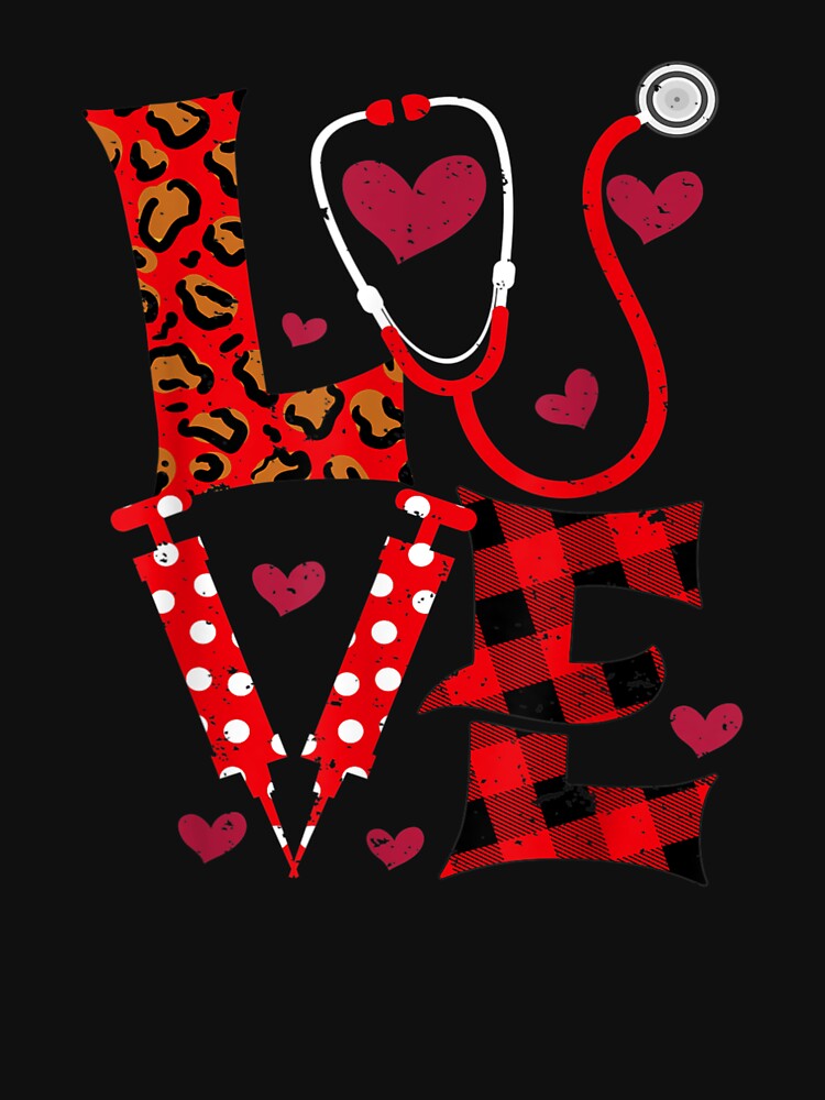 Love Nurselife Valentine by KathyPauline T-Shirts, Hoodie, Sweatshirt | BlankRebels.com (Image 3)