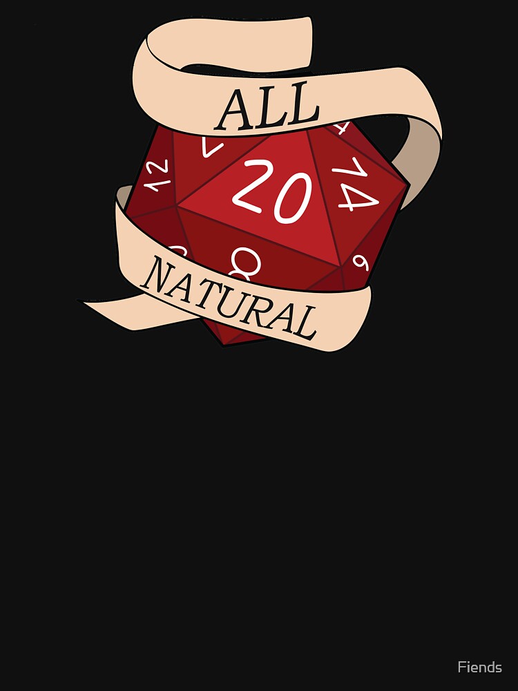 All Natural D20 by Fiends T-Shirts, Hoodie, Sweatshirt | BlankRebels.com (Image 3)