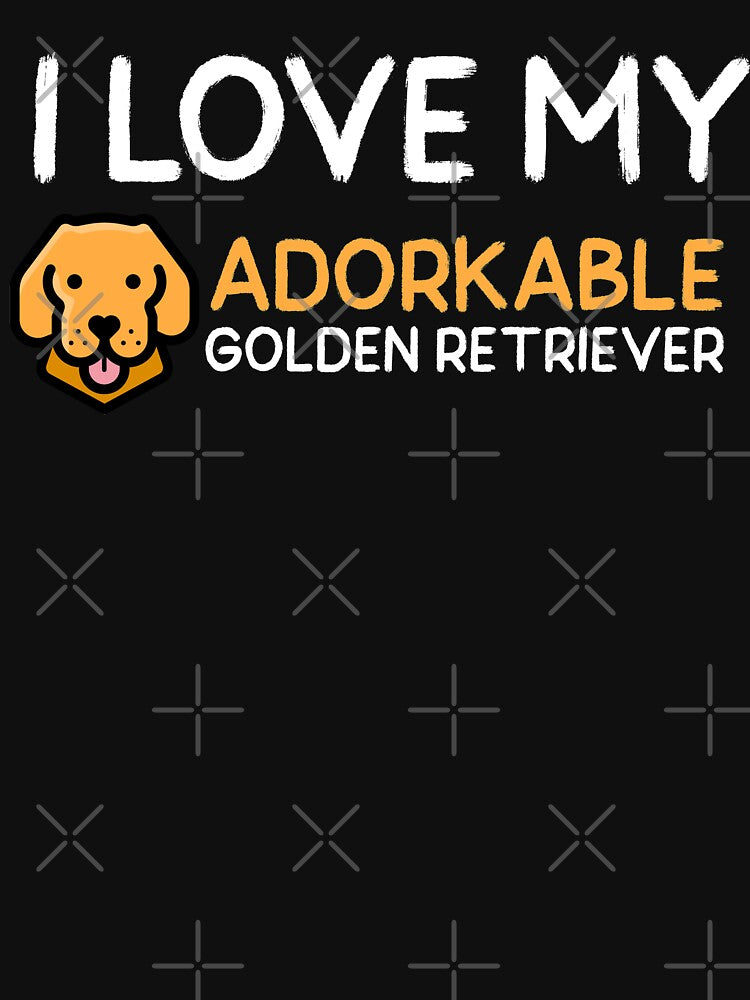 I Love My Adorkable Golden Retriever Cute and Funny Dog Gift by Guarddogdrive T-Shirts, Hoodie, Sweatshirt (Image 3)