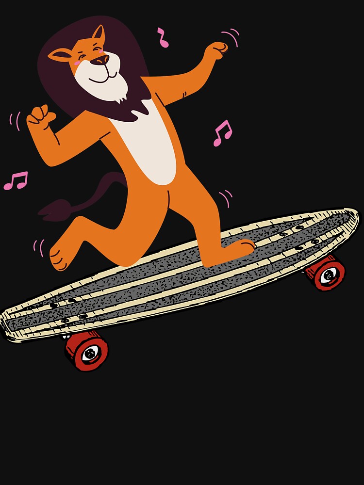 lion a skate by mauryaart563 T-Shirts, Hoodie, Sweatshirt | BlankRebels.com (Image 3)