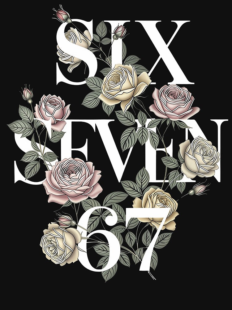 Vintage 67 Six Seven Meme Floral Boho Wildflower 6 7 by JuneLisa1 T-Shirts, Hoodie, Sweatshirt | BlankRebels.com (Image 3)
