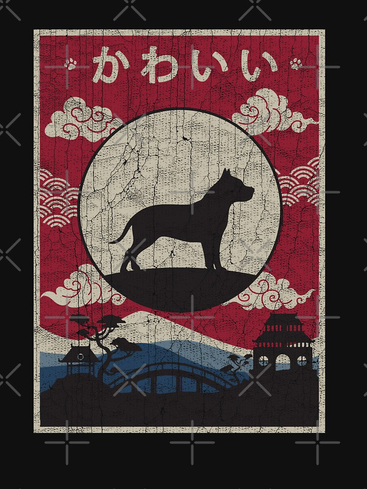 Japanese Pitbull Kawaii by rafaeltto T-Shirts, Hoodie, Sweatshirt | BlankRebels.com (Image 3)