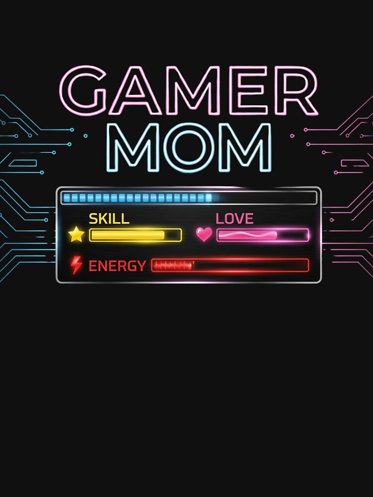 Gamer Mom Skill Energy Love Video Game Mom by SofenArt T-Shirts, Hoodie, Sweatshirt | BlankRebels.com (Image 3)